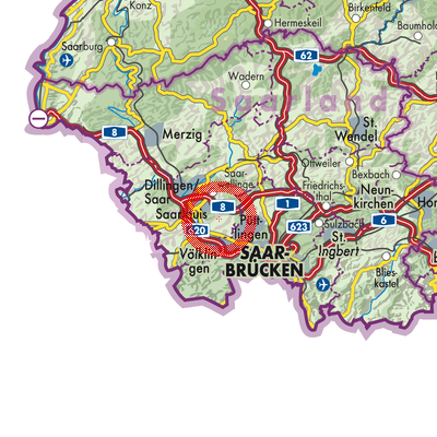 Landkarte Schwalbach