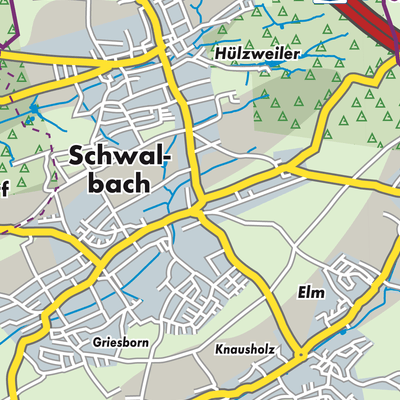 Übersichtsplan Schwalbach