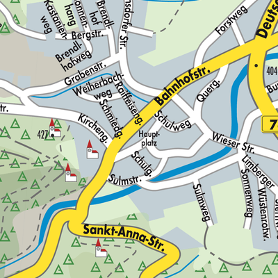 Stadtplan Bad Schwanberg