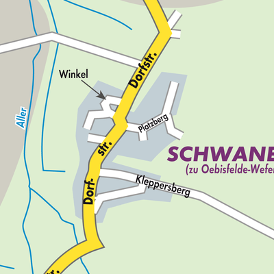 Stadtplan Schwanefeld