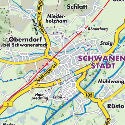 Übersichtsplan Schwanenstadt