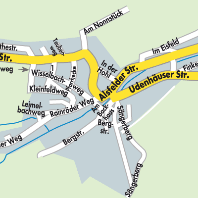 Stadtplan Schwarz