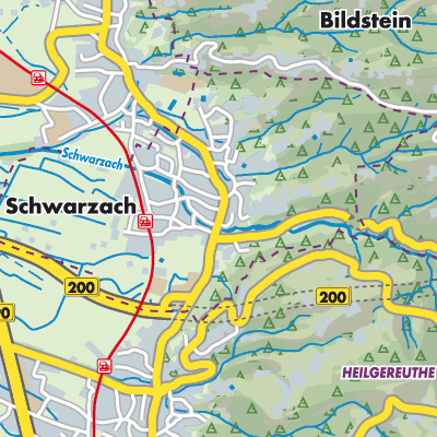 Übersichtsplan Schwarzach