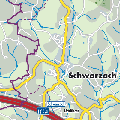 Übersichtsplan Schwarzach (VGem)