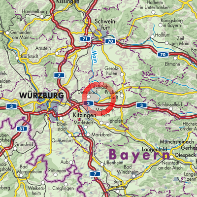 Landkarte Schwarzenau