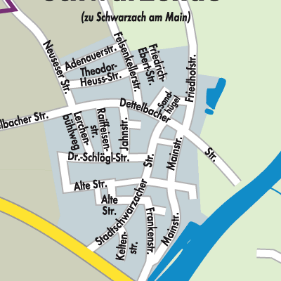 Stadtplan Schwarzenau