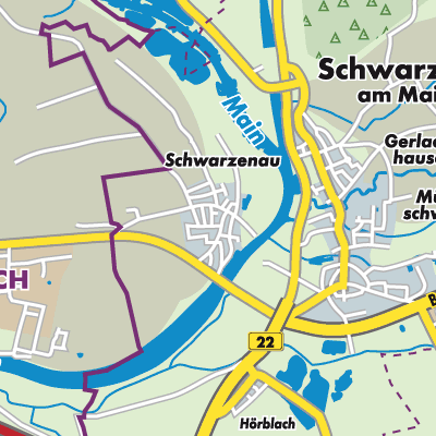Übersichtsplan Schwarzenau
