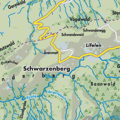 Übersichtsplan Schwarzenberg
