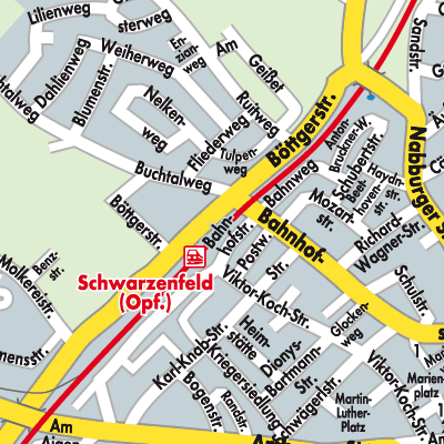 Stadtplan Schwarzenfeld (VGem)
