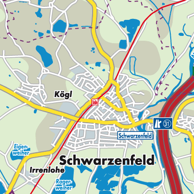 Übersichtsplan Schwarzenfeld (VGem)