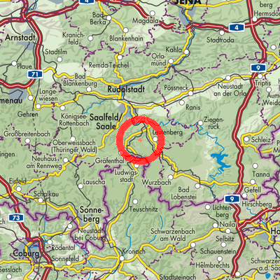 Landkarte Schweinbach