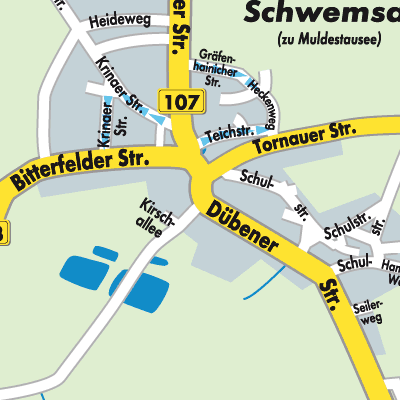 Stadtplan Schwemsal