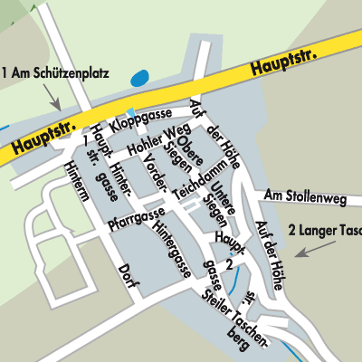 Stadtplan Schwenda