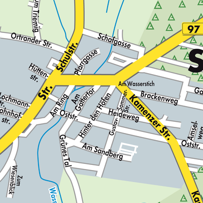 Stadtplan Schwepnitz