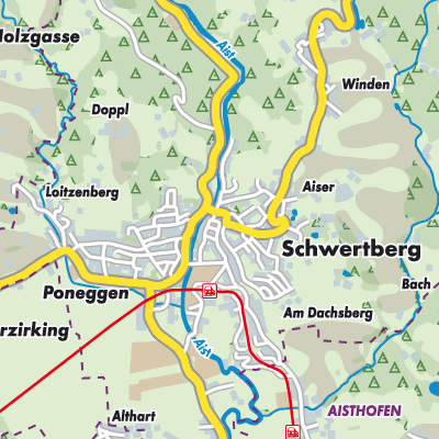 Übersichtsplan Schwertberg