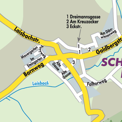 Stadtplan Schwickartshausen