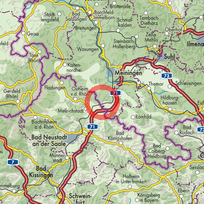 Landkarte Schwickershausen