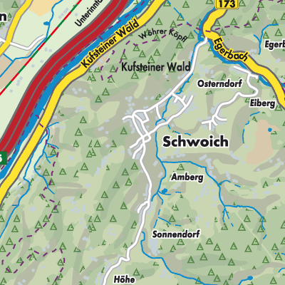 Übersichtsplan Schwoich