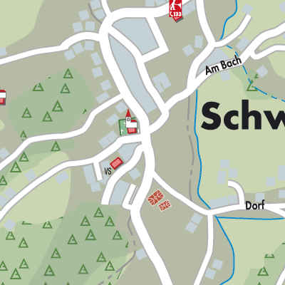 Stadtplan Schwoich