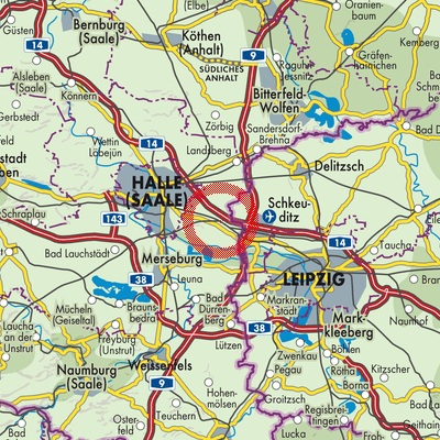 Landkarte Schwoitsch