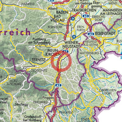 Landkarte Seebenstein