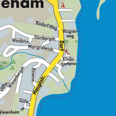 Stadtplan Seeham