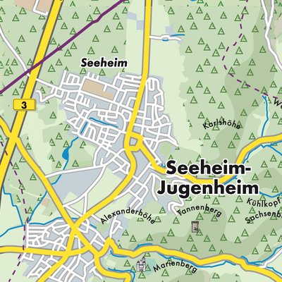 Übersichtsplan Seeheim