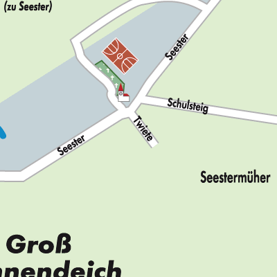 Stadtplan Seester