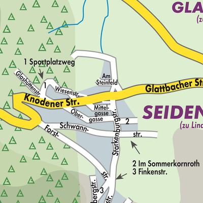 Stadtplan Seidenbuch