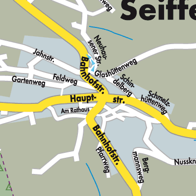 Stadtplan Seiffen/Erzgebirge