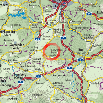 Landkarte Seigertshausen