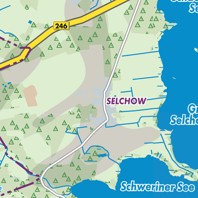 Übersichtsplan Selchow