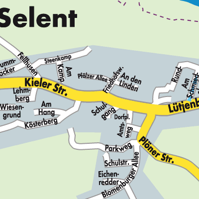 Stadtplan Selent