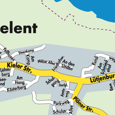 Stadtplan Selent/Schlesen