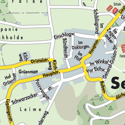 Stadtplan Seltisberg