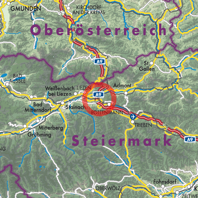 Landkarte Selzthal