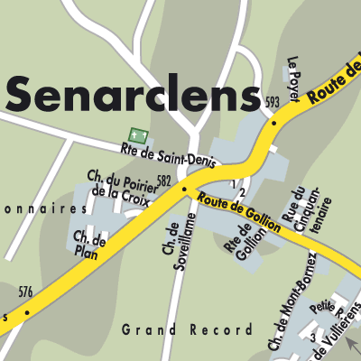 Stadtplan Senarclens