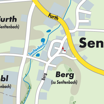 Stadtplan Senftenbach