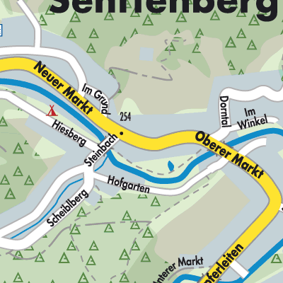 Stadtplan Senftenberg