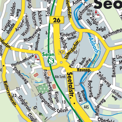 Stadtplan Seon