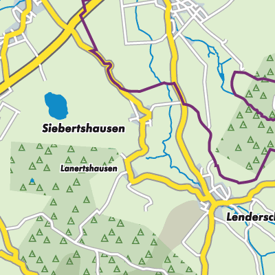 Übersichtsplan Siebertshausen/Lanertshausen