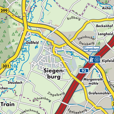 Übersichtsplan Siegenburg (VGem)