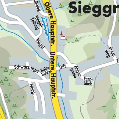 Stadtplan Sieggraben