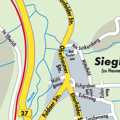 Stadtplan Sieglos