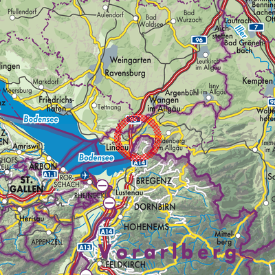 Landkarte Sigmarszell (VGem)