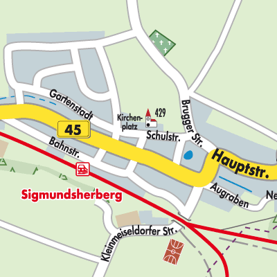 Stadtplan Sigmundsherberg