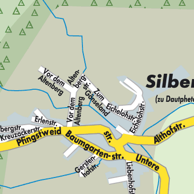 Stadtplan Silberg