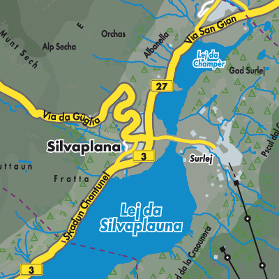 Übersichtsplan Silvaplana
