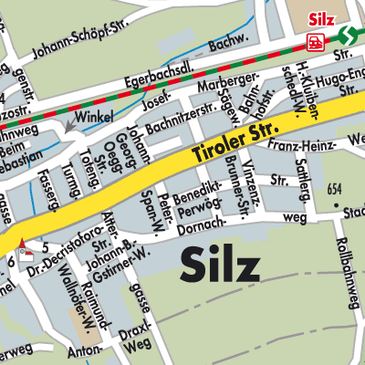 Stadtplan Silz