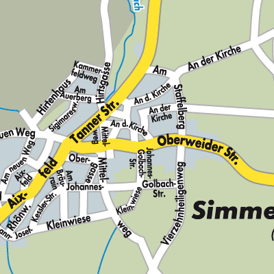 Stadtplan Simmershausen